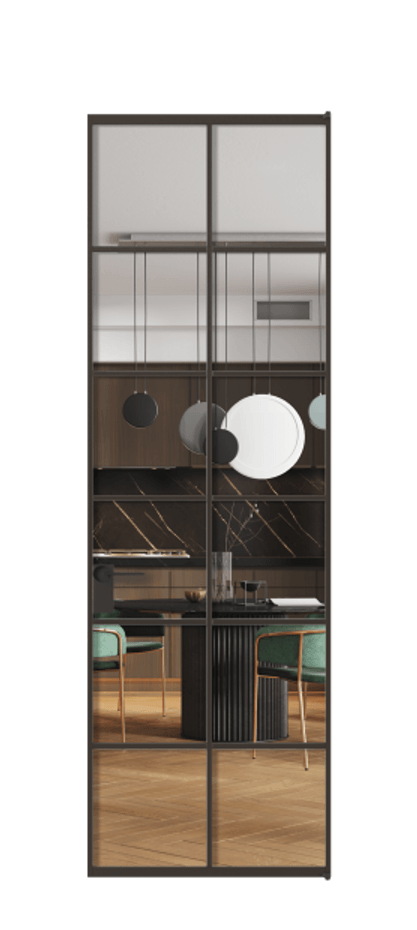 Алюминиевая дверь АЛПЛ040.05 Алюминий антрацит Прозрачное стекло "Кристал Вижн", калёное. Без короба ААН Цена 141680 Стоимость комплекта двери включает: 1. Полотно (600/650/700/750/800/850/900/950*2000-2400 мм).
2. Короб
3. Комплект фурнитуры (2 торцевые петли и магнитный замок с ответной планкой). Фабрика дверей Волховец 8 (800) 551 43 19 Алюминиевая дверь АЛПЛ040.05 Алюминий антрацит Прозрачное стекло "Кристал Вижн", калёное Цена 141680 | Volhovec