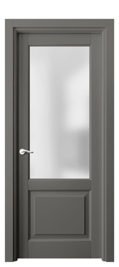 Дверь межкомнатная Лигнум 0740 Матовый классический серый Сатинированное стекло Гладкий наличник МКЛС Цена 99850 ₽ Наличники уже входят в базовый комплект. Фабрика дверей Волховец 8 (800) 551 43 19 Межкомнатная дверь Лигнум 0740 Матовый классический серый Сатинированное стекло Цена 99850 ₽ | Volhovec