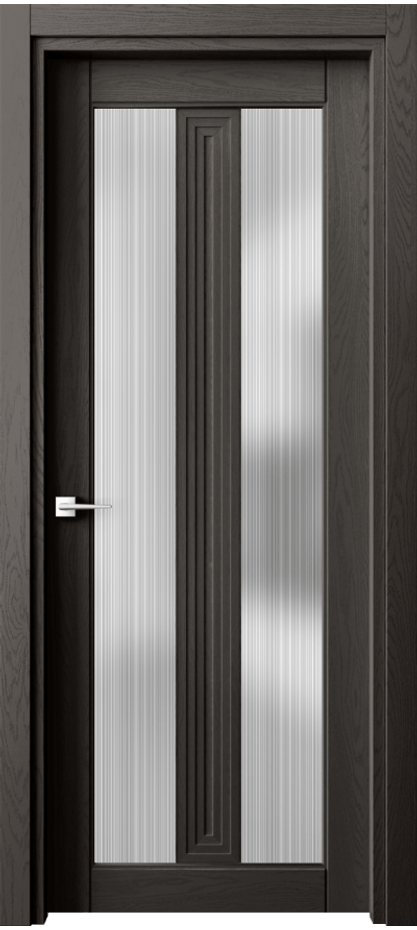 Дверь межкомнатная Эго 6122 Дуб антрацит Сатинированное стекло "Дождь" Гладкий наличник Ego ДАН Цена 127470 ₽ Наличники уже входят в базовый комплект. Фабрика дверей Волховец 8 (800) 551 43 19 Межкомнатная дверь Эго 6122 Дуб антрацит Сатинированное стекло "Дождь" Цена 127470 ₽ | Volhovec