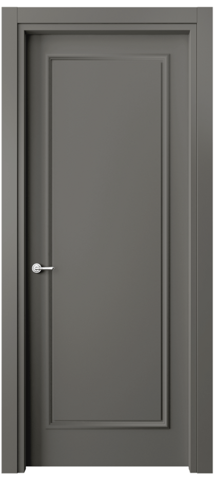 Дверь межкомнатная Париж 8101 Матовый классический серый Гладкий наличник МКЛС Цена 67830 ₽ Наличники уже входят в базовый комплект. Фабрика дверей Волховец 8 (800) 551 43 19 Межкомнатная дверь Париж 8101 Матовый классический серый Цена 67830 ₽| Volhovec