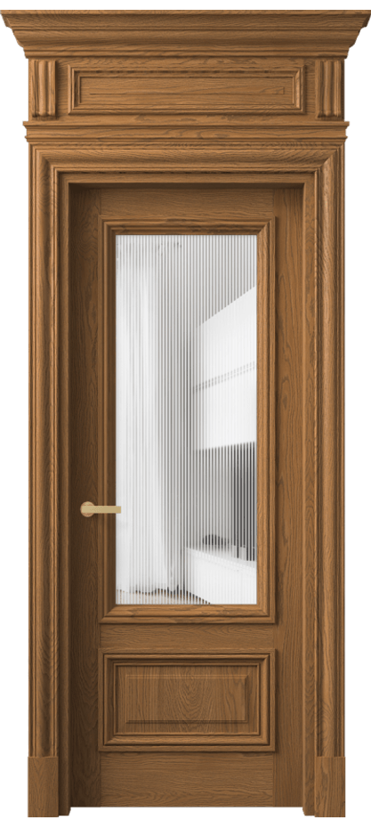 Дверь межкомнатная Антик 7306 Дуб пряный матовый Рифлёное стекло "Дюна", триплекс КЭП + Объёмный фриз + Карниз ДПР.М Цена 282400 ₽ Наличники уже входят в базовый комплект. Фабрика дверей Волховец 8 (800) 551 43 19 Межкомнатная дверь Антик 7306 Дуб пряный матовый Рифлёное стекло "Дюна", триплекс Цена 282400 ₽ | Volhovec