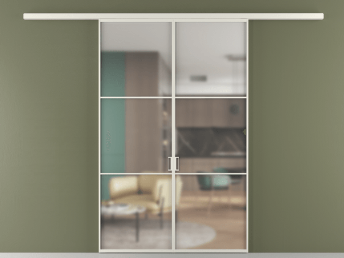 Перегородка Формато вдоль стены 2 створки АЛПР 040.03 Алюминий Белый Сатинированное стекло "Мателюкс Кристал Вижн", калёное, матовое, каленое 6 мм. Скрытый короб БЕЛ Цена 218300 ₽ 1. Полотно 2 шт. (800/2100 мм)
2. Комплект установки раздвижной системы
3. Базовый комплект фурнитуры
4.Ручка Рондо. Фабрика дверей Волховец 8 (800) 551 43 19 Перегородка Формато вдоль стены 2 створки АЛПР 040.03 Алюминий Белый Сатинированное стекло "Мателюкс Кристал Вижн", калёное, матовое, каленое 6 мм Цена 218300 ₽ | Volhovec