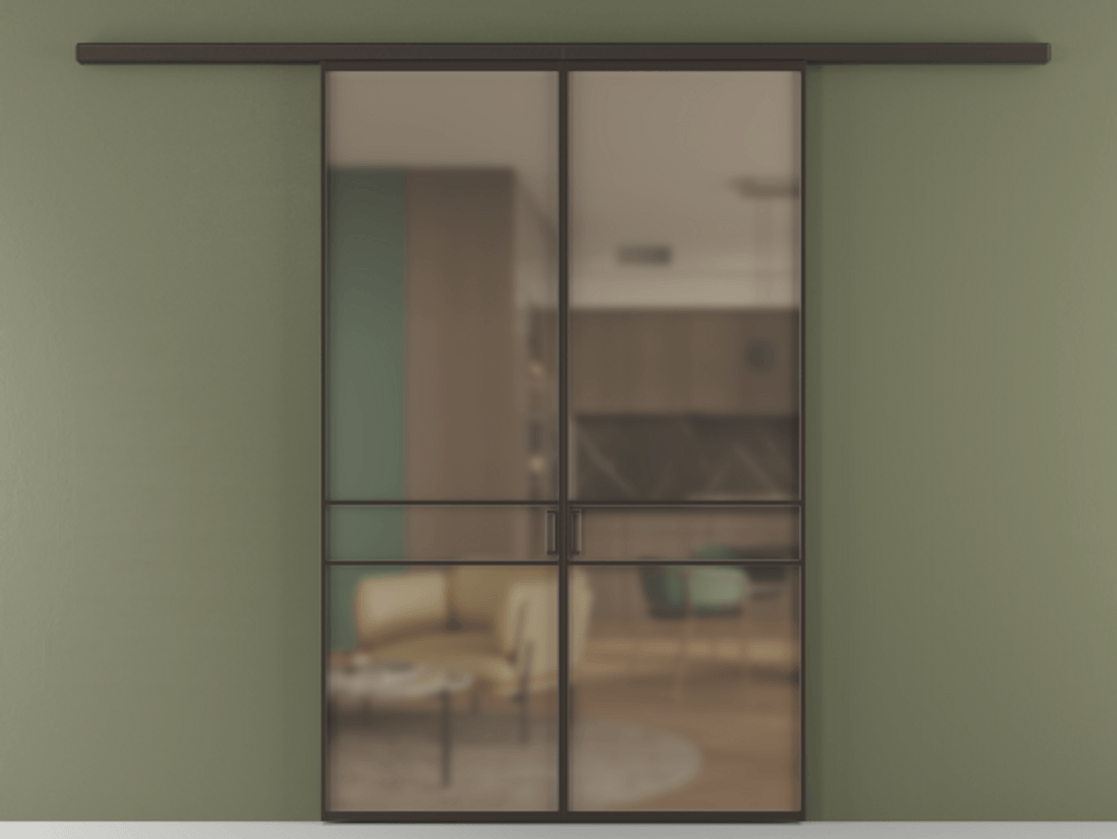 Перегородка Формато вдоль стены 2 створки АЛПР 040.02 Алюминий антрацит Сатинированное бронзовое стекло, триплекс. Цена 213110 ₽ 1. Полотно 2 шт. (800/2100 мм)
2. Комплект установки раздвижной системы
3. Базовый комплект фурнитуры
4.Ручка Рондо. Фабрика дверей Волховец 8 (800) 551 43 19 Перегородка Формато вдоль стены 2 створки АЛПР 040.02 Алюминий антрацит Сатинированное бронзовое стекло, триплекс Цена 213110 ₽ | Volhovec