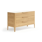 Комод Piega 3 ящика дуб пшеничный матовый