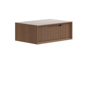 Тумба подвесная прикроватная Velvet 1 ящик дуб каштановый матовый