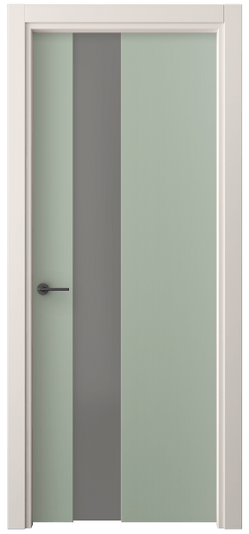 Дверь межкомнатная 4224 ПЭСО. Цвет ПЭТ светло-оливковый. Материал ПЭТ. Коллекция Фридом. Картинка.