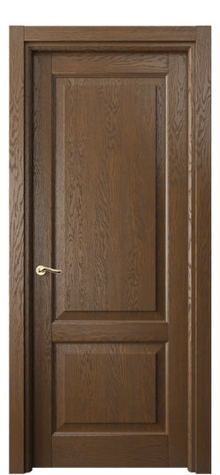 Дверь межкомнатная 0741 ДКР.Б. Цвет Дуб королевский брашированный. Материал Массив дуба брашированный. Коллекция Лигнум. Картинка.