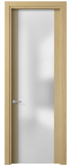 Дверь межкомнатная 4114 ДБН САТ. Цвет Дуб натур. Материал Шпон ценных пород. Коллекция Планум. Картинка.