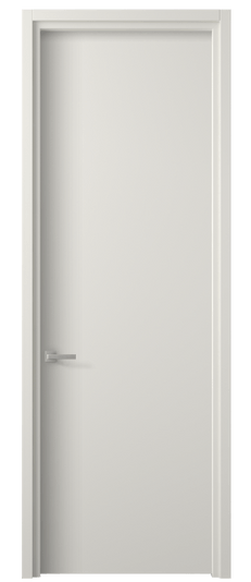 Дверь межкомнатная 0010 ПЭБЛ. Цвет ПЭТ белоснежный. Материал ПЭТ. Коллекция Планум. Картинка.