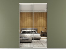 Перегородка Формато внутри проёма 2 створки