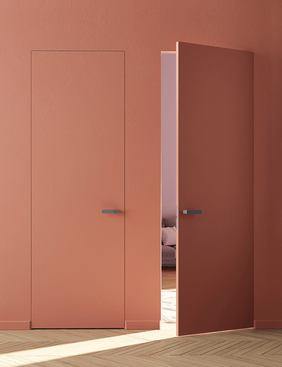 Дверь межкомнатная 0010. Цвет Грунт под покраску. Материал Грунт под покраску. Коллекция Секрето. Картинка.