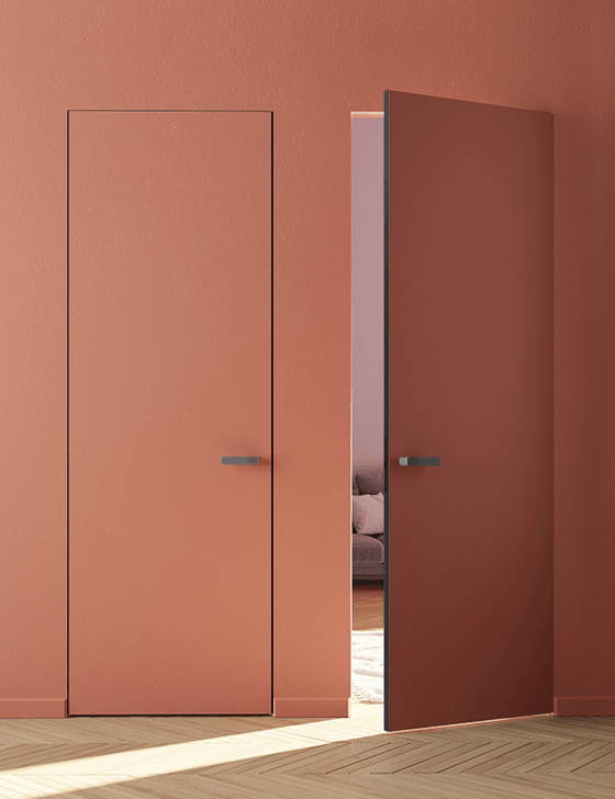 Дверь межкомнатная 0010s. Цвет Грунт под покраску. Материал Грунт под покраску. Коллекция Секрето. Картинка.